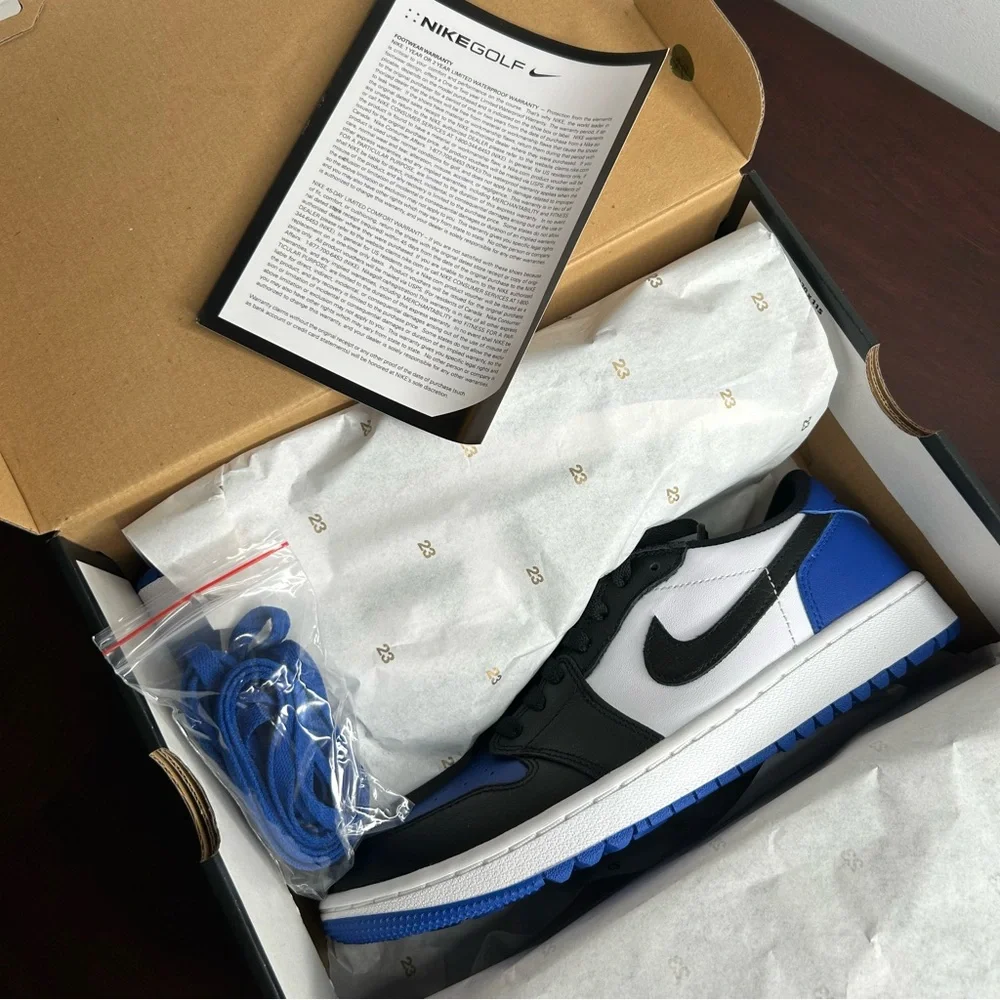 Nike Air Jordan 1 Retro Low Golf Royal Toe (8.5M/10W)
